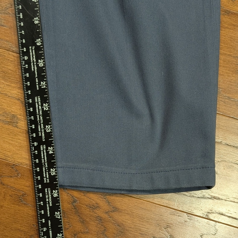 Loro Piana Carlo Pants Mens 56 Blue Cotton Straight Leg Flat Front Made in Italy - Picture 10 of 15